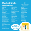 Market Stalls in Hospital Atrium October 2024