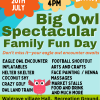 Big Owl Spectacular Family Fun Day 