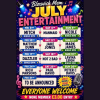 🎉🕺 July Entertainment at Bloxwich Memorial Club 💃🎶