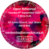 The Barnes Choir Open Rehearsal.