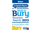Winner Made in Bury Business Awards 2013