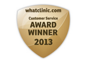 whatclinic.com Customer Service Award 2013