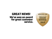Winner - whatclinic.com Customer Service Award