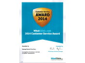 Whatclinic.com Customer Excellence Award 2014