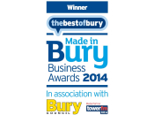 Winner - Made in Bury Business Awards 2014