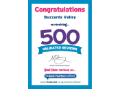 500 Reviews