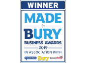 Winner - Made in Bury Business Awards 2019
