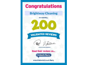 200 Validated Reviews Certificate