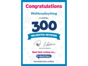 300 Validated Reviews WeMoveAnything