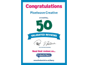 50 validated reviews Pixelwave Creative