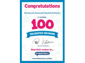 100 Validated Reviews Woodcocks Haworth Nuttall