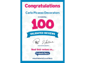 100 Validated Reviews Carlo Picasso Decorators