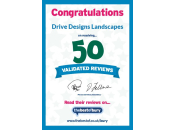 50 Validated Reviews - Drive Designs Landscapes