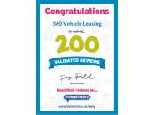 200 Validated Reviews 360 Vehicle Leasing