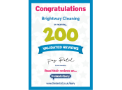 200 Validated Reviews Brightway Cleaning