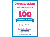 Fortis Windows Ltd 100 Validated Reviews