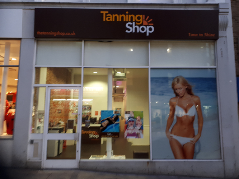 The Tanning Shop in Brighton 130 Queens Road and 88 Western Road