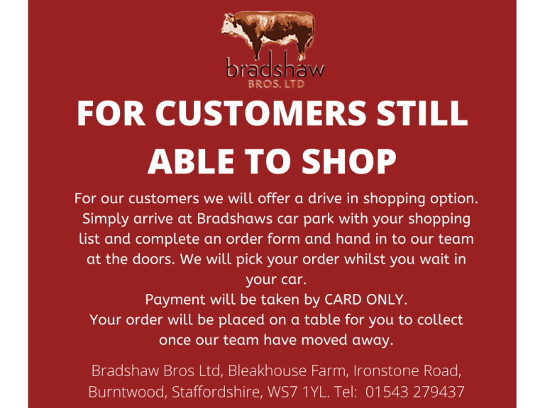 Bradshaw’s Farm Shop & Cafe Quality Caterers in Lichfield