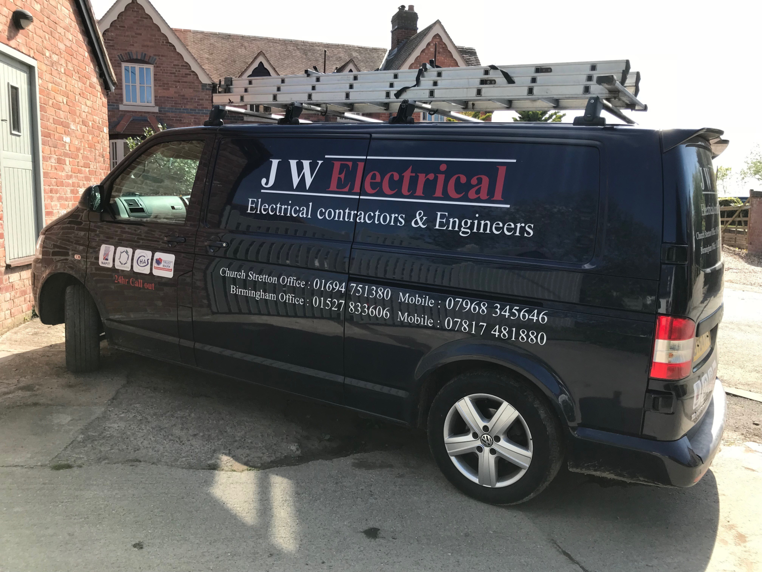 JW Electrical decades of experience as electricians in Shrewsbury