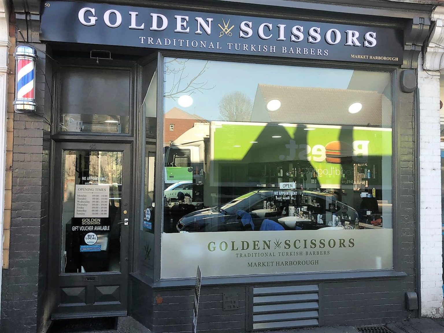 Golden Scissors Traditional Turkish Barber, Market Harborough