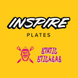 Inspire Plates & Static Stickers