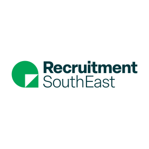 Logo of Recruitment South East with green geometric icon, Eastbourne