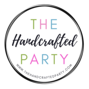 the handcrafted party logo