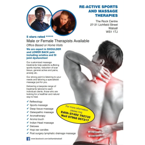 Re-Active Sports and Massage and Shockwave Therapy