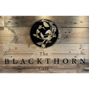 blackthorncafe, logo