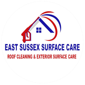 East Sussex Surface Care logo showing roof cleaning and exterior surface care branding