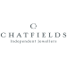 Logo of Chatfields Independent Jewellers with elegant serif font and circular icon, Eastbourne