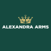 Logo of Alexandra Arms Eastbourne with crown and anchor icon on green background