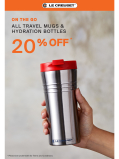 20% off Le Creuset Hydration Bottles and Travel Mugs - The Kitchen Shop