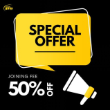 Special offer 50% OFF joining fee at Simply gym