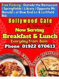 Breakfasts now available at Bollywood Tadka Walsall