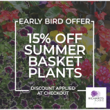 Early-Bird Offer on our Summer Basket Plants