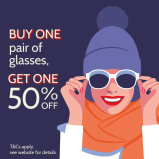 Buy One Pair of Glasses, Get The Second Pair at 50% off at Wardale Williams