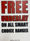 FREE Undrelay on all Smart Choice Ranges.