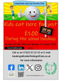 Kids Eat for Just £1 This Summer at Calderfields Golf & Country Club!