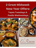 2 New Year Offers from El Rincon Spanish Restaurant