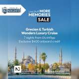 Grecian & Turkish Wonders Luxury Cruise for Not Just Travel Clients