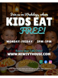Kids Eat Free Offer at The New Ivy House