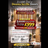 Incredible Deal on Deanta Seville Doors from Simply Doors Walsall