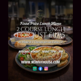 Fixed Price Lunch Menu at New Ivy House