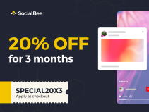 Save 20% on SocialBee for 3 Months