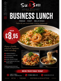 Business Lunch Offer from Su&Shi Japanese Restaurant