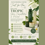 FREE Tropic Skin Consultation & Facial with Reaching Eden in Lichfield