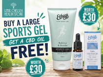 Buy Ethica CBD Sports Gel & Get £30 CBD Oil FREE