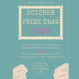 Join Walsave in October for Your Chance to Win £300!