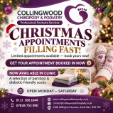 🎄💜 Step Into Christmas With Happy, Healthy Feet at Collingwood Chiropody & Podiatry 🎅 👣 ✨